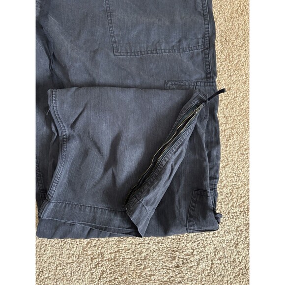 Sundance Cargo Pants XXL Sz 16 Blue Pockets Bohemian Summer‎ Coastal Lightweight - Picture 5 of 5